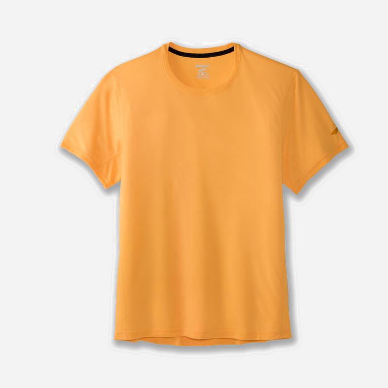 Brooks Distance Camiseta De Corrida Manga Curta Homem Laranja (43058HMGL)